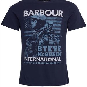 NWT Mens Barbour Int'l Steve McQueen Tee